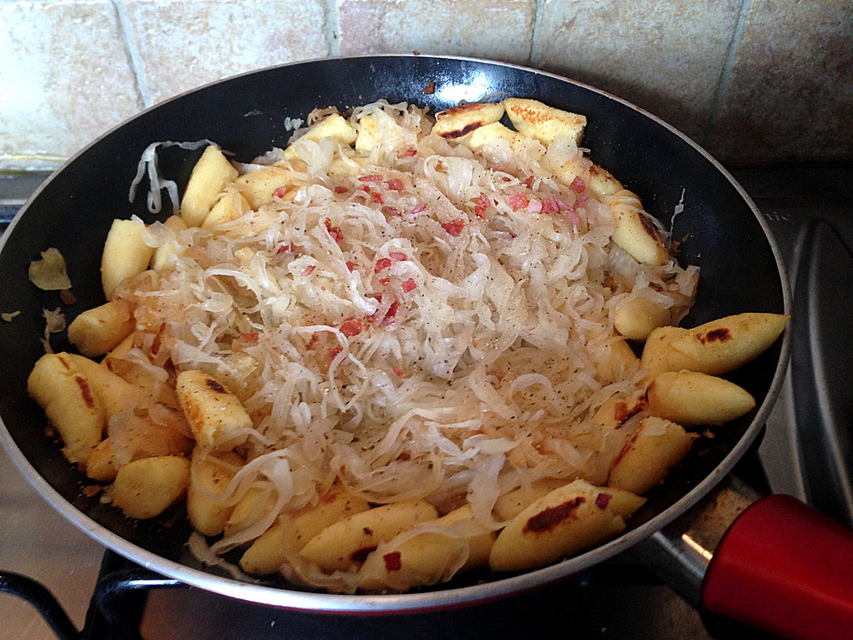 Kraut - Schupfnudeln mit Rohschinken | Chefkoch.de
