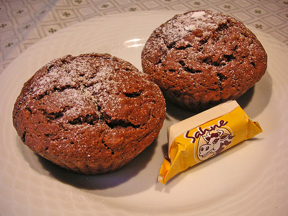 Nuss - Karamell - Muffins von Panipanik | Chefkoch.de