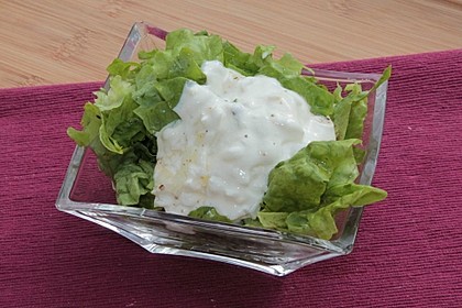 Endiviensalat mit Zwiebel - Sahnedressing 8