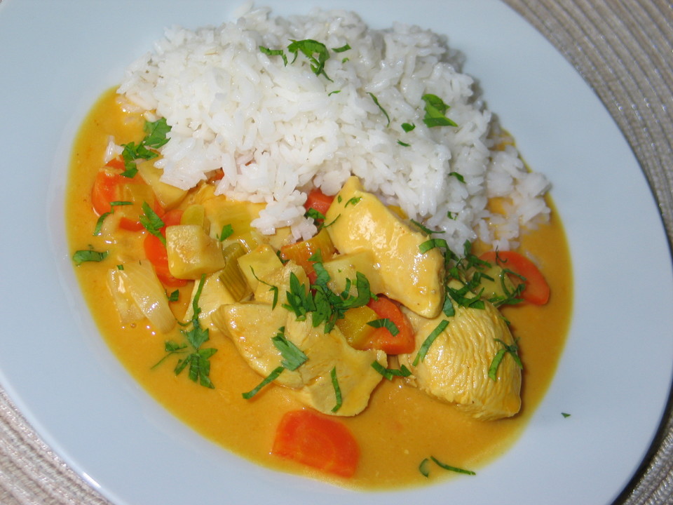 Kubanisches Geflügelcurry von moppeldiefischin | Chefkoch.de