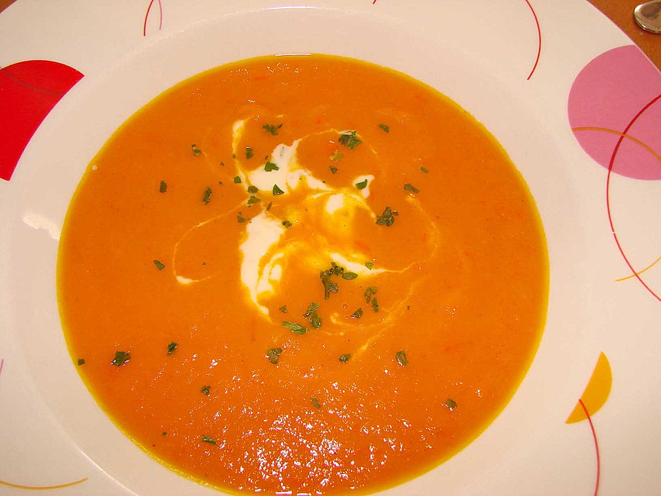 Suppe aus gerösteten Paprika und Möhren von lakaschmi | Chefkoch.de