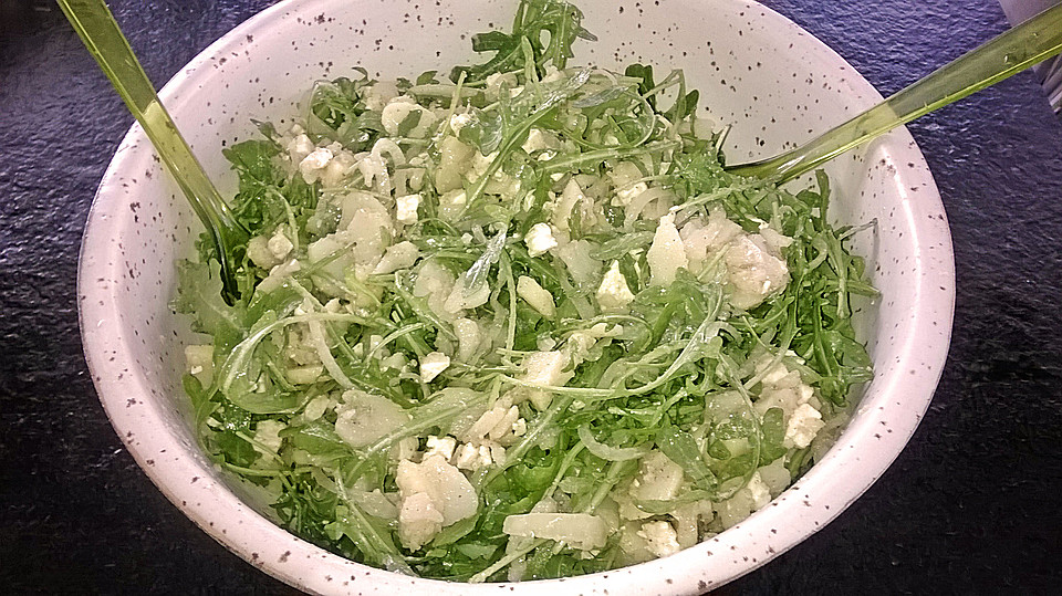 Kartoffelsalat mit Rucola und Schafskäse von ManuGro | Chefkoch.de