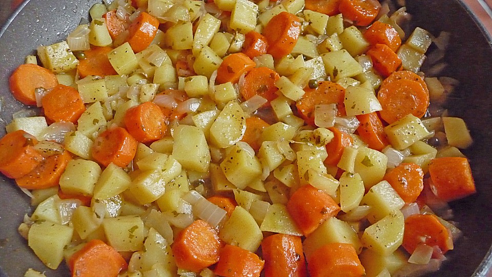 Karotten - Ingwer - Kartoffelpüree mit Garnelen von Corela1 | Chefkoch.de