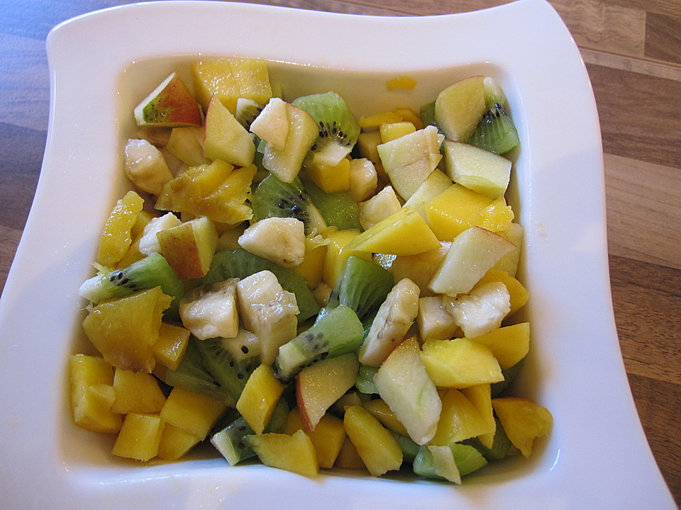 Obstsalat mit Orangensaft - Ein schönes Rezept | Chefkoch.de