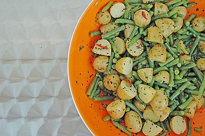 Libanesischer Kartoffelsalat würzig - pikant 4