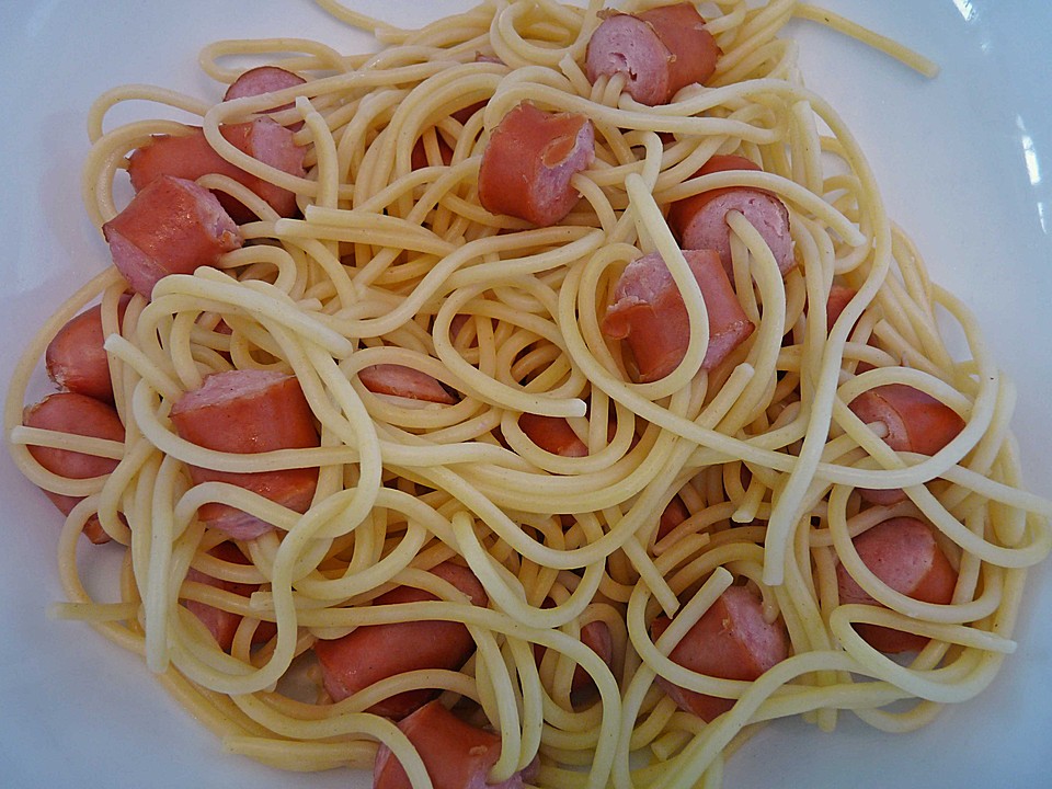 Spaghetti mit Wiener Würstchen von hallenchefin | Chefkoch.de