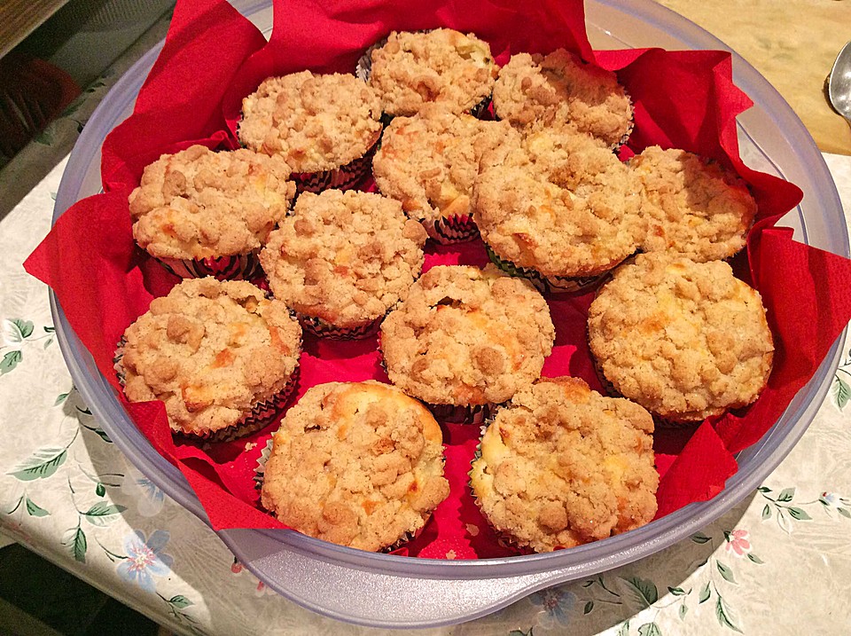 Leckere Apfel - Streusel - Muffins von schokomac | Chefkoch.de