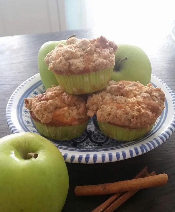 Leckere Apfel - Streusel - Muffins von schokomac | Chefkoch.de