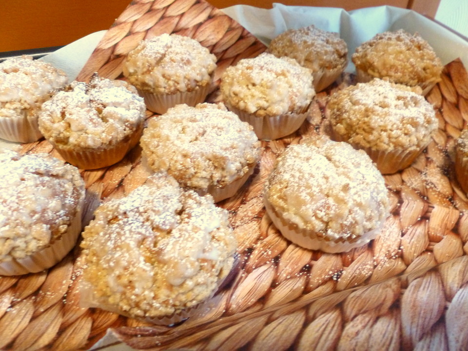 Leckere Apfel - Streusel - Muffins von schokomac | Chefkoch.de