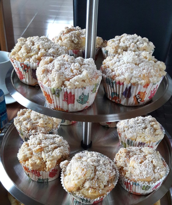 Leckere Apfel - Streusel - Muffins von schokomac | Chefkoch.de