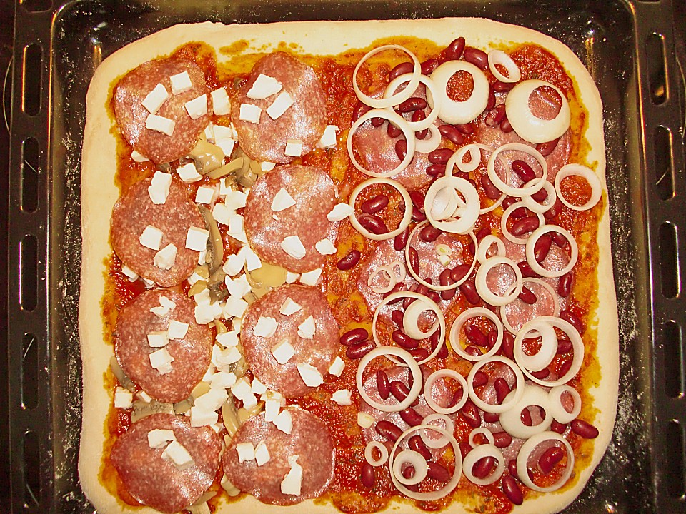 Pizzateig ohne Hefe von Laura- | Chefkoch.de