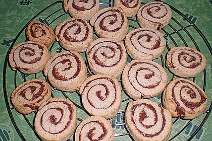 Schokoladen - Haselnusscreme - Spiralen 19