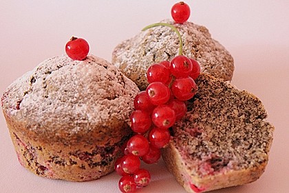 Rhabarber - Mohn - Muffins