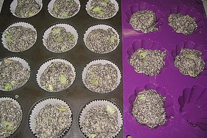 Rhabarber - Mohn - Muffins 12