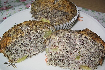 Rhabarber - Mohn - Muffins 4