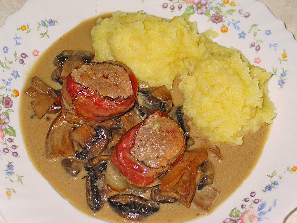Medaillons mit Pilz - Sahne - Soße von Hobbykochen | Chefkoch.de
