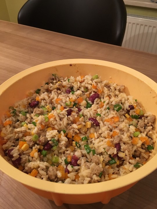 Reis - Hackfleisch - Salat von irmaria | Chefkoch.de