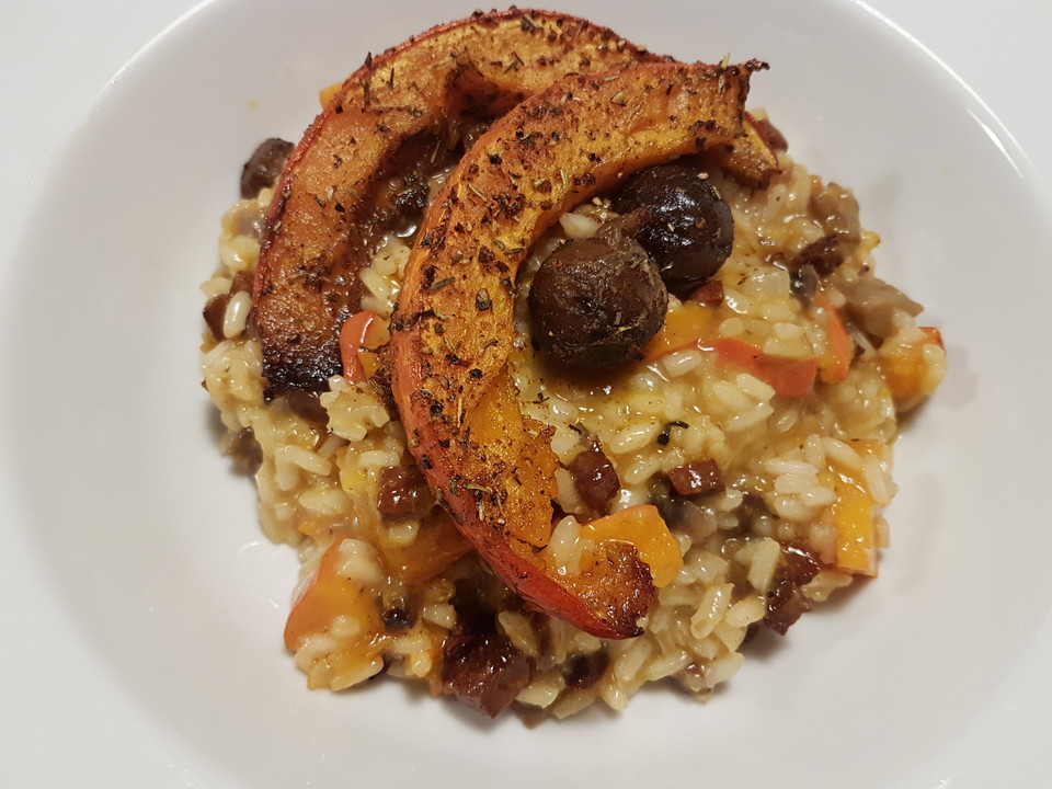 Kürbis - Risotto mit Chorizo und Maronen von Dayday | Chefkoch.de