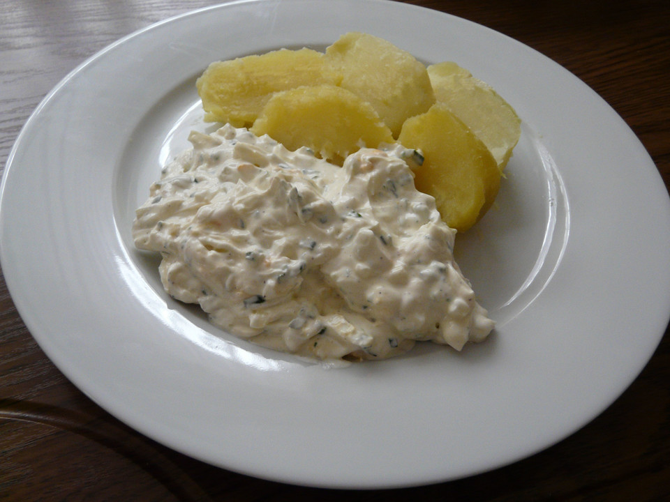 Pellkartoffeln mit Eier - Quark - Dip | Chefkoch.de