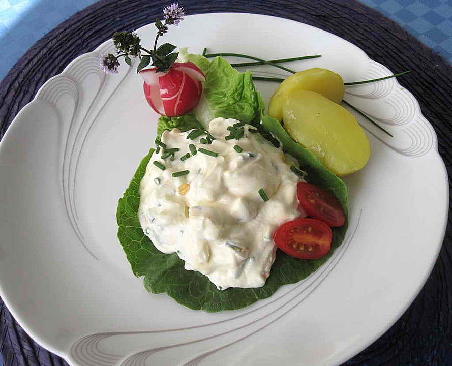 Pellkartoffeln mit Eier - Quark - Dip | Chefkoch.de