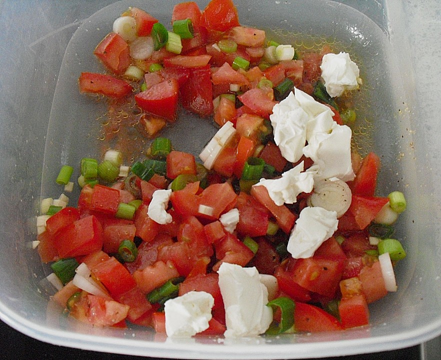Nudeln mit Tomaten und Ziegenfrischkäse | Chefkoch.de