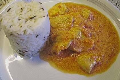 Indisches Tomaten-Hähnchen Curry 3