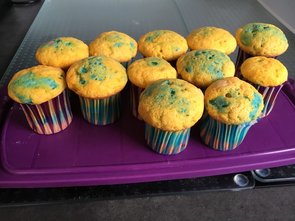 Regenbogen - Muffins von Knalltüte_ | Chefkoch.de