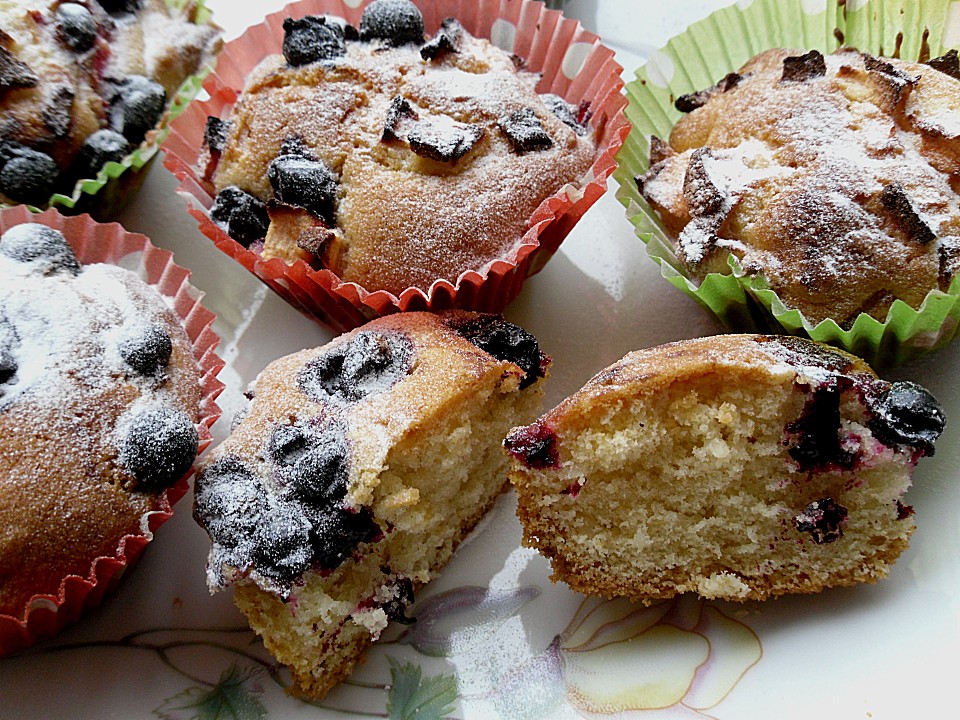 Muffins mit verschiedenem Obst von michnikova | Chefkoch.de