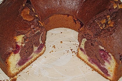 Marmorkuchen mit Kirschen 45