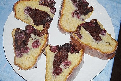 Marmorkuchen mit Kirschen 19