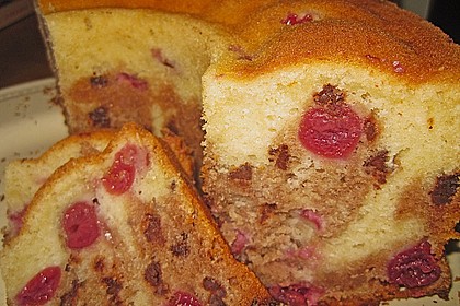 Marmorkuchen mit Kirschen 50