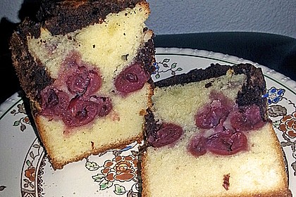 Marmorkuchen mit Kirschen 47