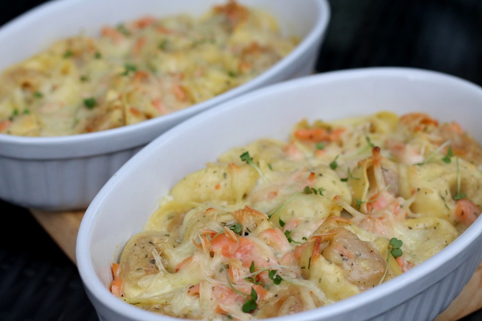 Nudelauflauf mit Räucherlachs von Frau_Antje_ | Chefkoch.de