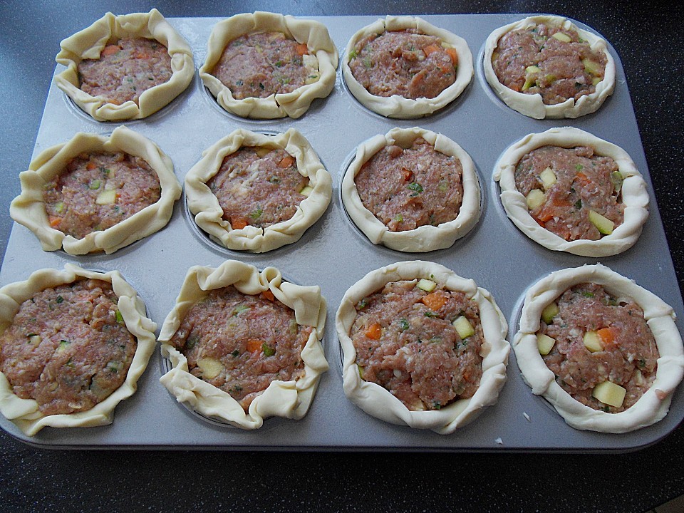 Blätterteig - Hackfleisch - Muffins von Natti79 | Chefkoch.de