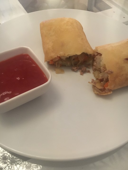 Chinesische Frühlingsrollen (Loempia) mit süßsauer-Sauce von ...