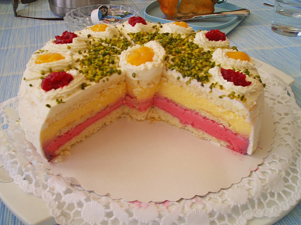 Himbeer - Pfirsich - Torte von Hobbykochen | Chefkoch.de