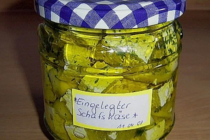 Eingelegter Schafskäse 16