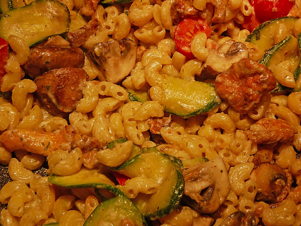 Schnelle Champignon - Zucchini Pfanne von lariane | Chefkoch.de