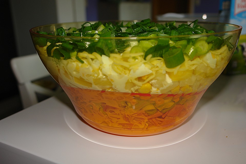 Schichtsalat - schneller von doris-haude | Chefkoch.de