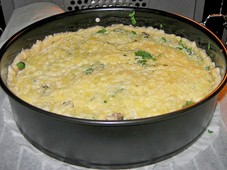 Champignon - Quiche - Ein tolles Rezept | Chefkoch.de