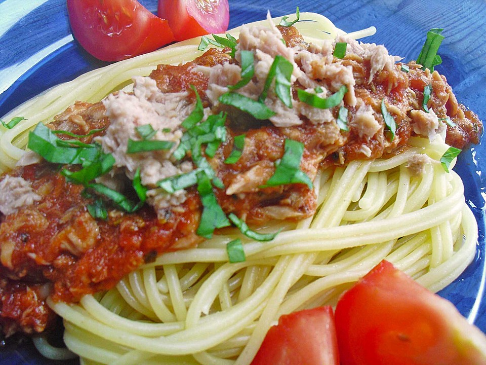 Spaghetti Mit Thunfisch Von Fischgräte | Chefkoch.de