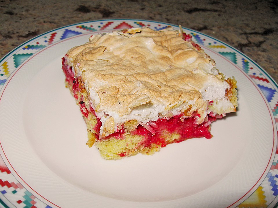 Uschis Johannisbeerkuchen mit Mandelbaiser von ufaudie58 | Chefkoch.de