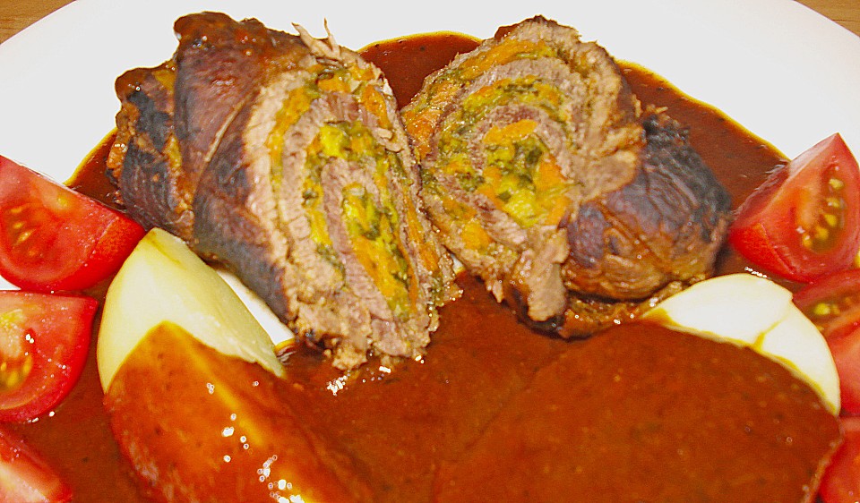 Rinderroulade in tomatiger Sauce von ellmi1505 | Chefkoch.de