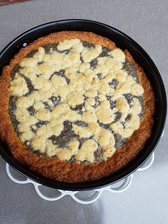 Mohnkuchen mit Streuseln von hzweiO | Chefkoch.de