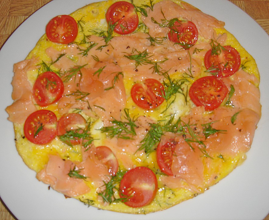 Omelett mit geräuchertem Lachs von handsabumsadaisy | Chefkoch.de