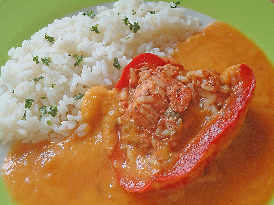 Manus gefüllte Paprikaschoten mit Fischfilet von ManuGro | Chefkoch.de