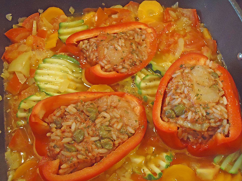 Manus gefüllte Paprikaschoten mit Fischfilet von ManuGro | Chefkoch.de
