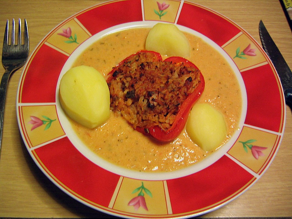 Manus gefüllte Paprikaschoten mit Fischfilet von ManuGro | Chefkoch.de