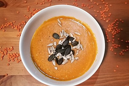 Rote Linsen - Kokos - Suppe 5