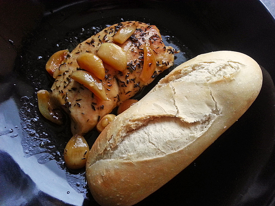 NeriZ.s berühmtes Knoblauchhuhn von neriZ. | Chefkoch.de